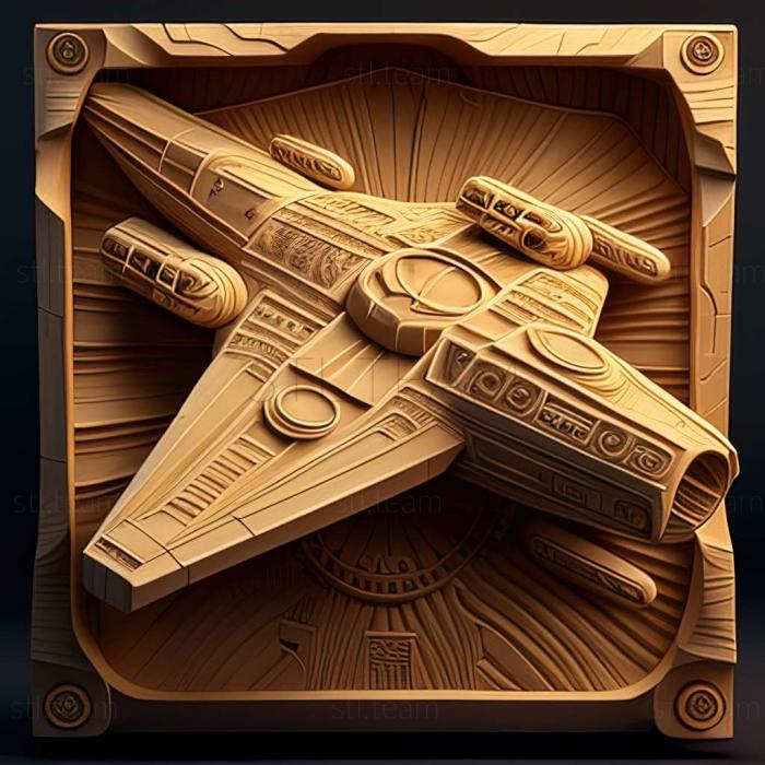 3D model Star Wars Starfighter game (STL)